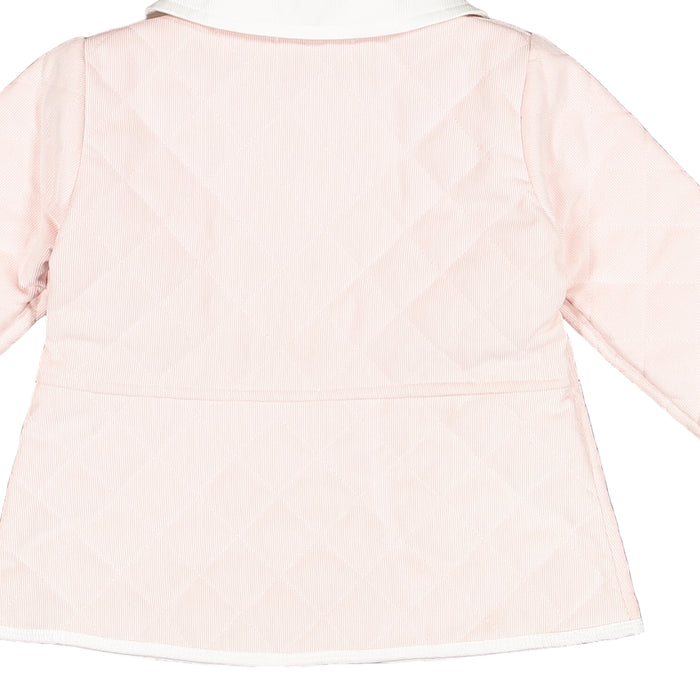 Pink Classic Quilted Jacket