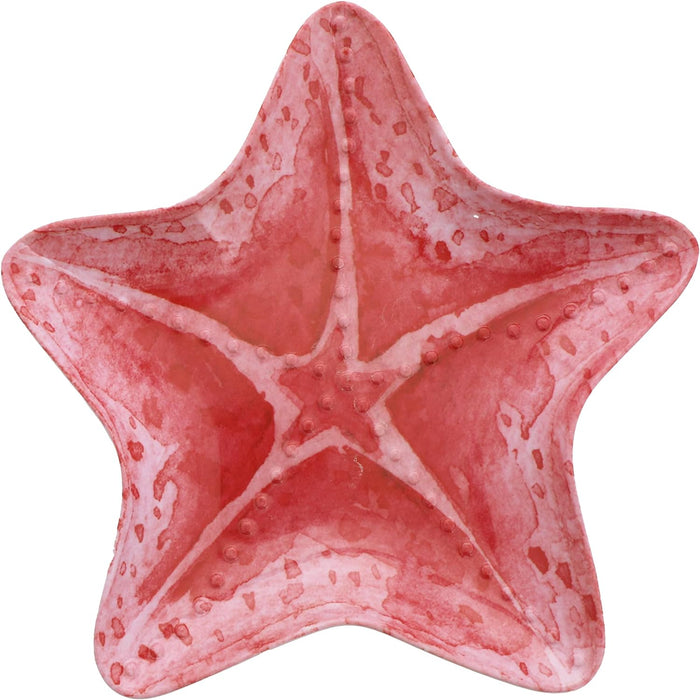 Pink Melamine Starfish Plate