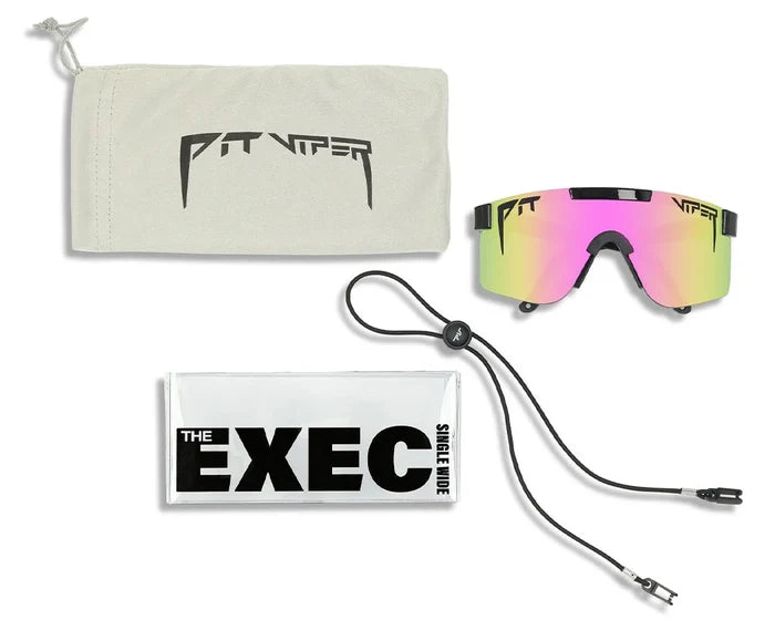 Pit Viper The Exec Original HDPV Polarized Pink Regular Sunglasses