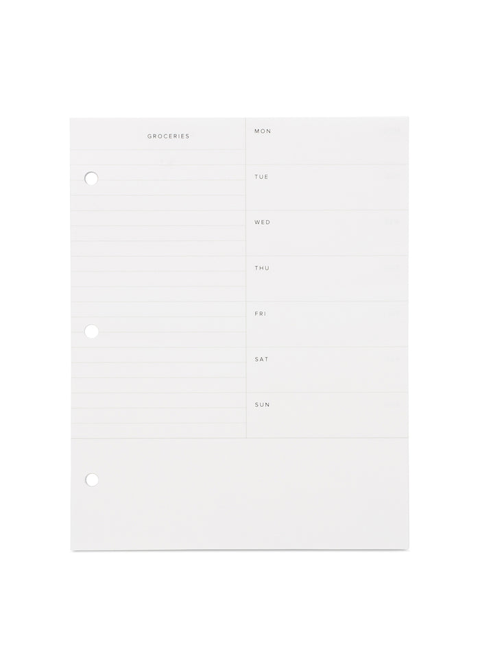 Planner Inserts - Meal Planning