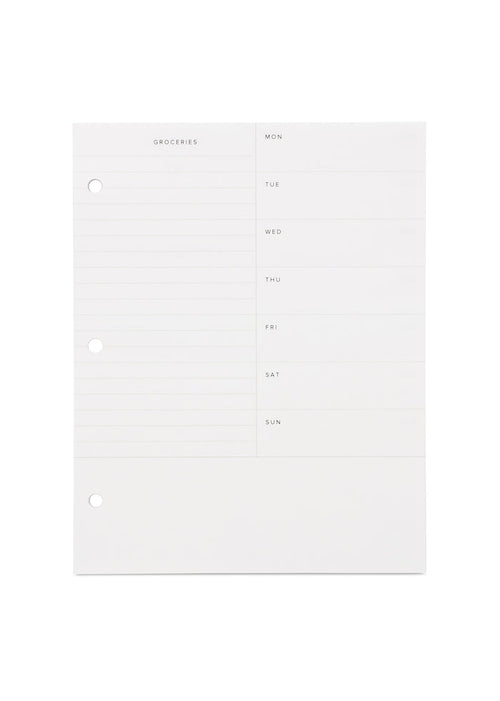 Planner Inserts - Meal Planning
