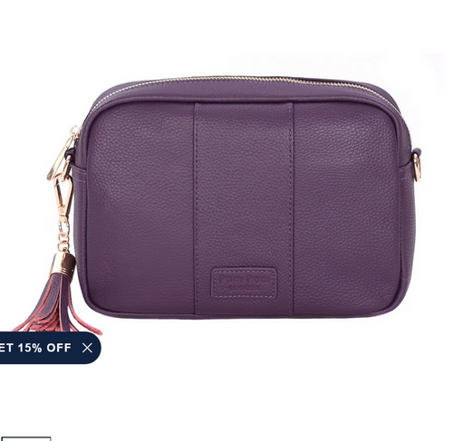 Pom Pom London City Bag Purple Nightshade