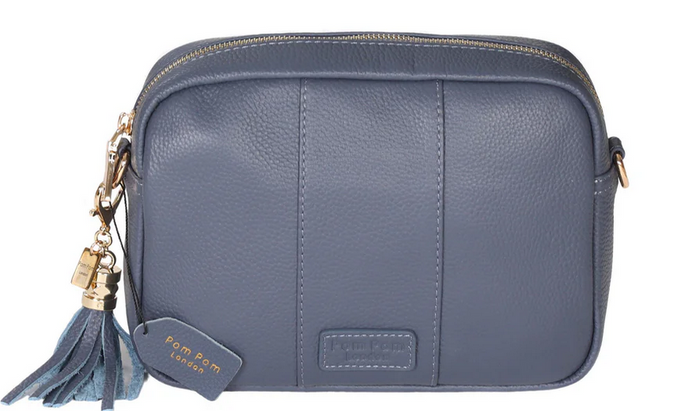 Pom Pom London City Bag Slate Blue