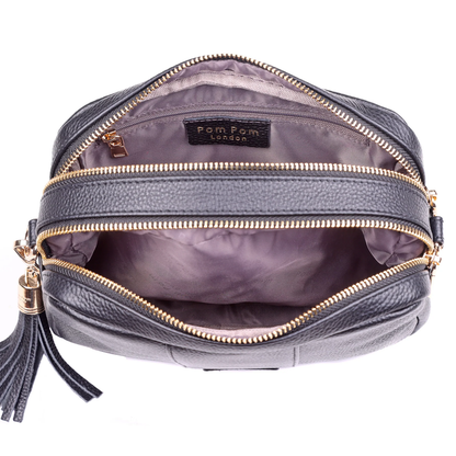 Pom Pom London City Duo Bag Navy