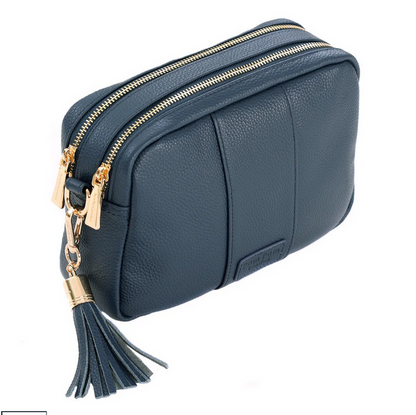 Pom Pom London City Duo Bag Nordic Blue