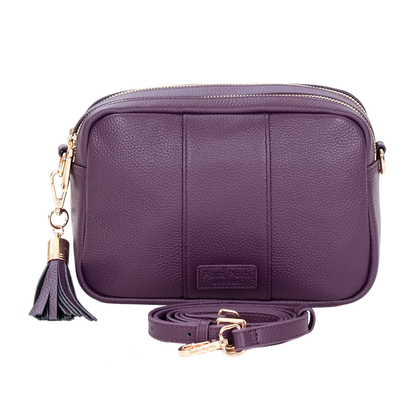 Pom Pom London City Duo Bag Purple Nightshade