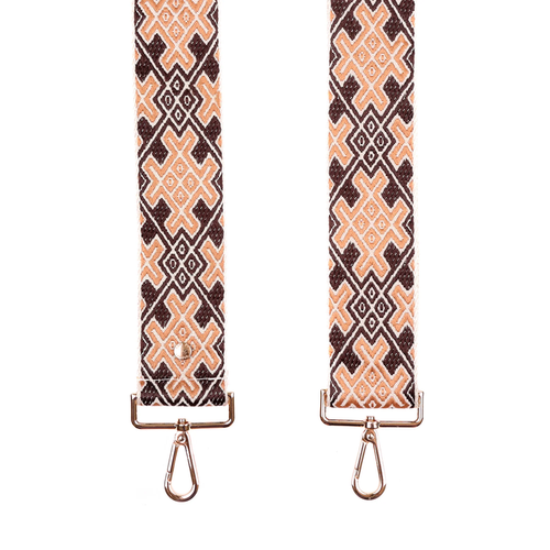 Pom Pom Strap Chocolate Cross Stitch