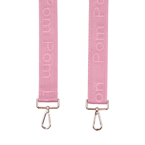 Pom Pom Strap Logo Pink