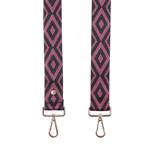 Pom Pom Strap Violet Fig Diamond