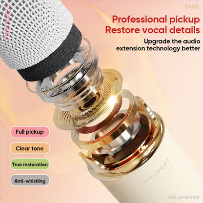 Portable Bluetooth Speaker with Wireless Microphone