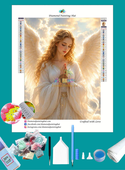 Praying Angel Diamond Painting