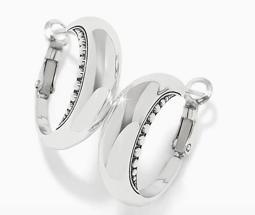 Pretty Tough Arch Hoop Earrings Silver OS