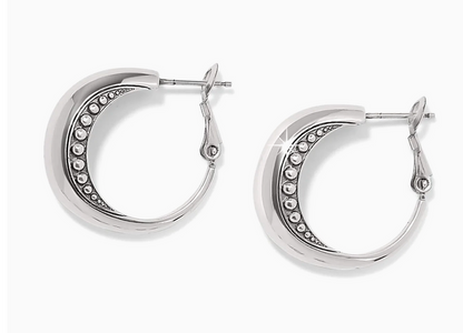Pretty Tough Arch Hoop Earrings Silver OS