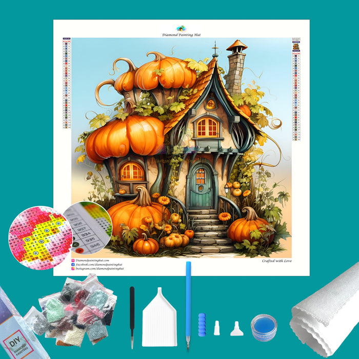 Pumpkin House Diamond Painting