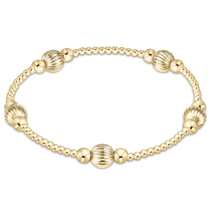 Purpose Dignity 6mm Bead Bracelet Gold