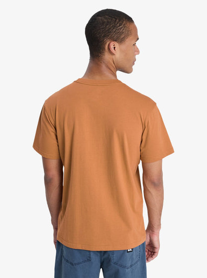 Quiksilver Comp Logo T-Shirt - Tobacco Brown