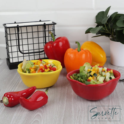 Red Pepper Condiment Tray