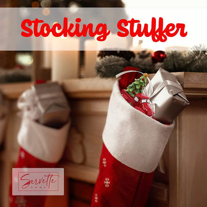 Red Truck with Christmas Tree Salt Shakers