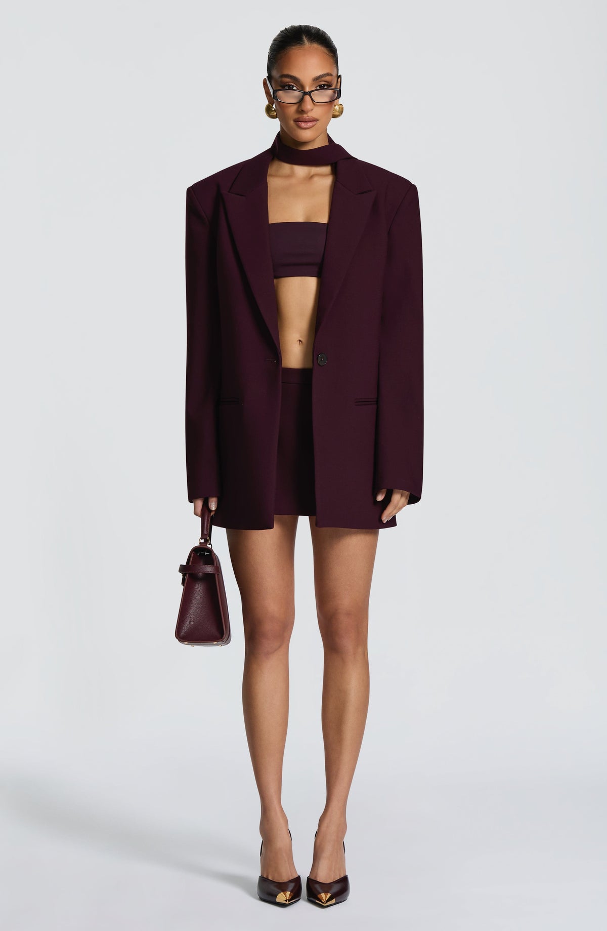 Reece Blazer - Plum