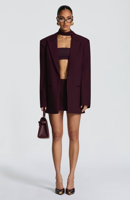 Reece Blazer - Plum