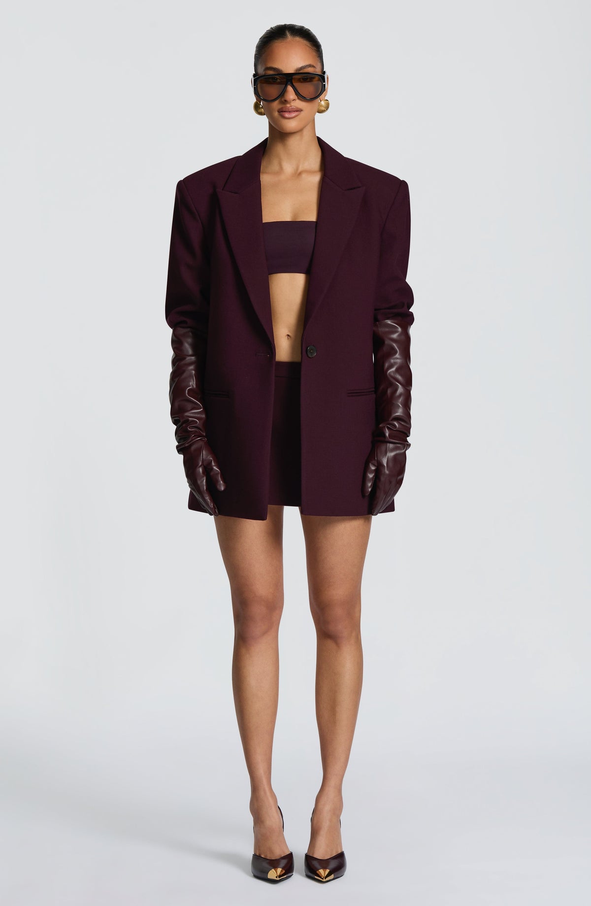 Reece Blazer - Plum