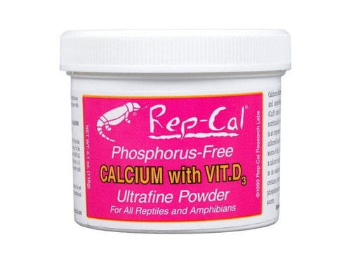 Rep-Cal Calcium with Vitamin D3, 3.3oz Rep-Cal