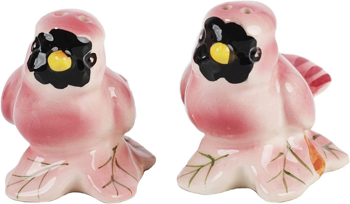Retro Cardinal Salt and Pepper Shaker Set