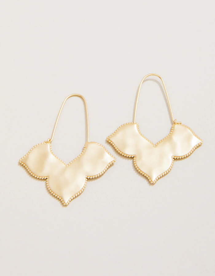 Richmond Hill Wire Hoop Earrings Gold
