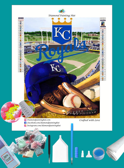 Royals MLB Home Diamond Painting-Diamond Painting Hut