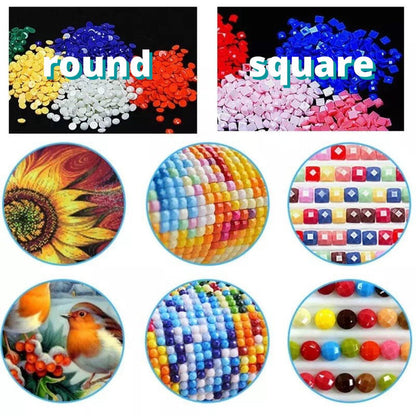 Sacramento NBA Dripping Ball Diamond Painting