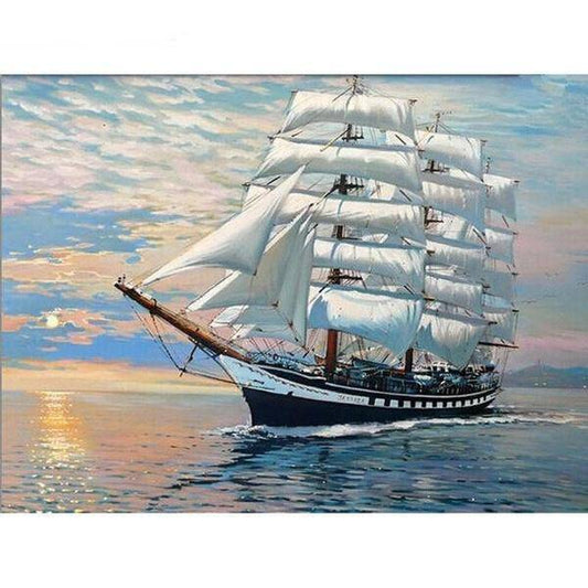 Sailboat Paint By Numbers Kit