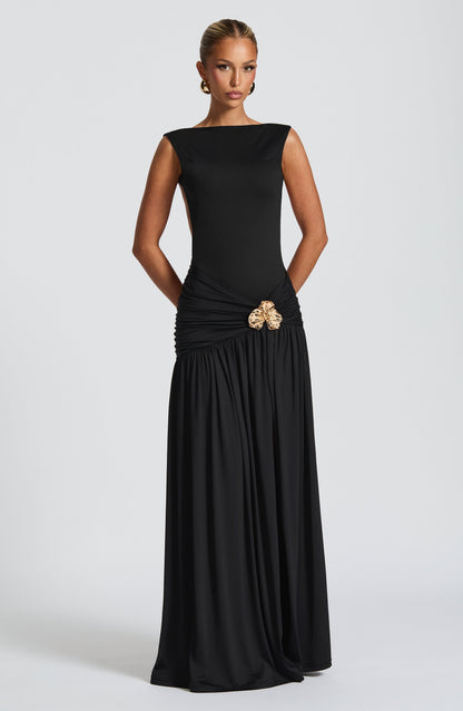 Saira Maxi Skirt - Black