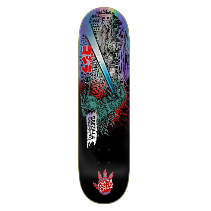 Santa Cruz X Godzilla O'Brien Reaper 8.25" Limited Edition Deck