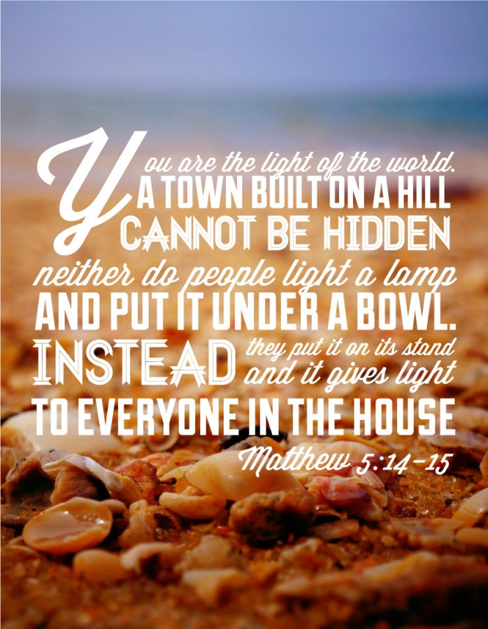 Matthew 5:14-15 / Seashore