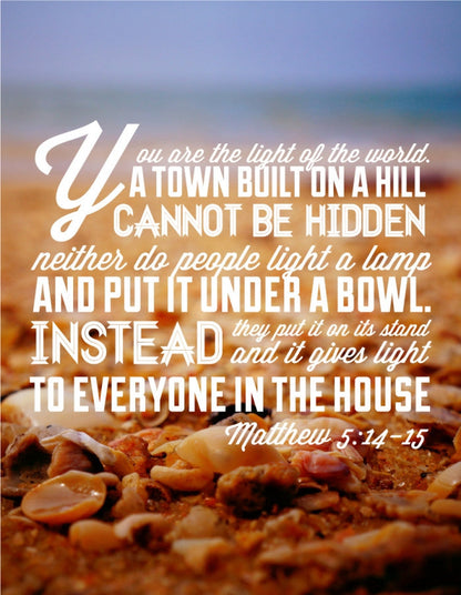 Matthew 5:14-15 / Seashore