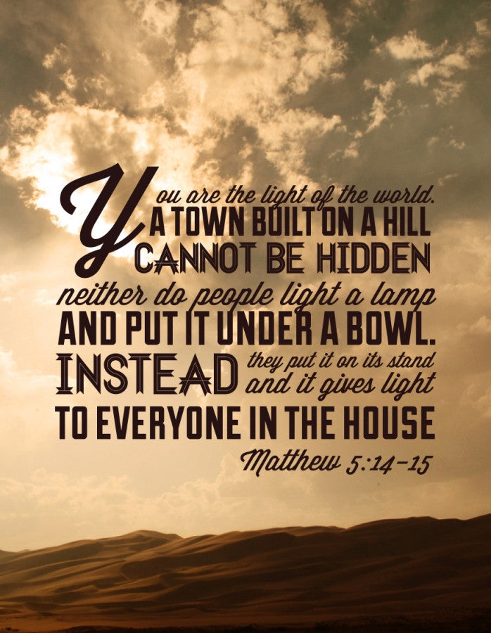 Matthew 5:14-15 / Clouds