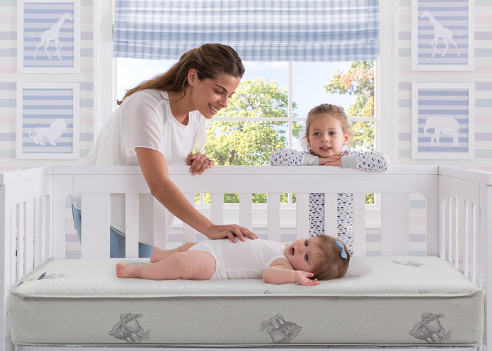 Serta Perfect Embrace Crib and Toddler Mattress, Room View