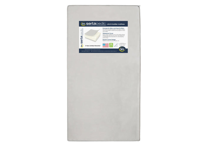 Serta SertaPedic Crib and Toddler Mattress (A41117-1115), a5a No Color (NO)