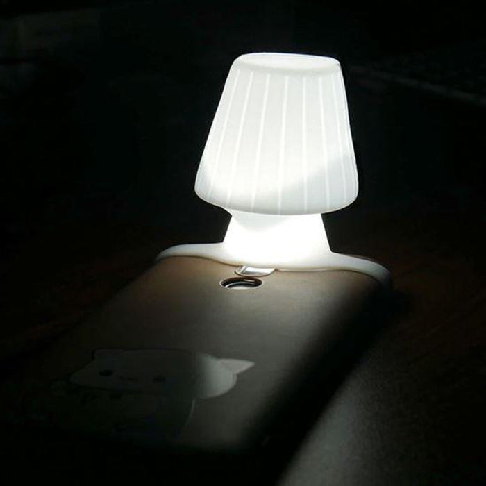Silicone mobile phone lampshade