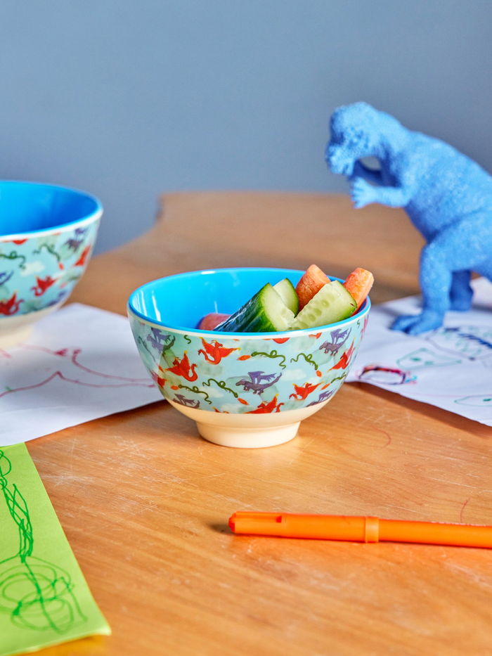 Small Bowl with Dragon Print