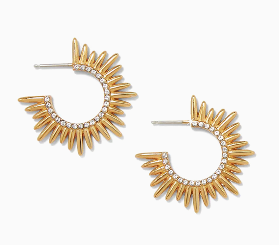 Solara Hoop Earrings Gold