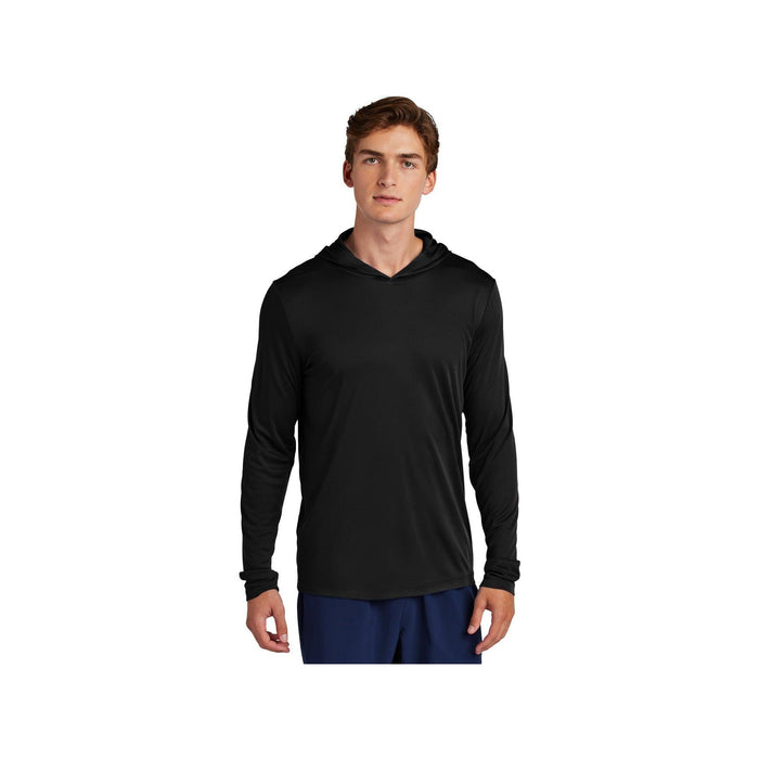 no-logo Sport-Tek Posi-UV Pro Long Sleeve Hoodie-Sport-Tek-Thread Logic