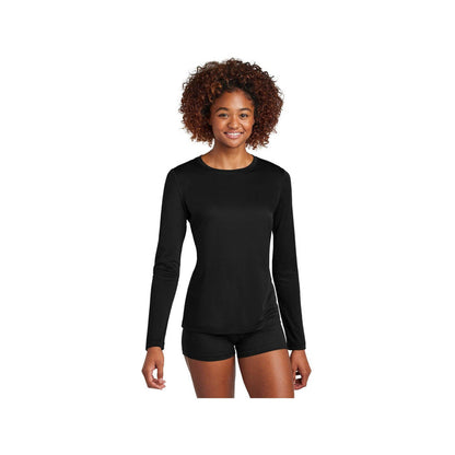 no-logo Sport-Tek Ladies Posi-UV Pro Long Sleeve-Sport-Tek-Thread Logic
