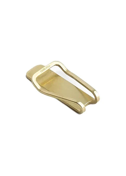 Square Brass Money Clip