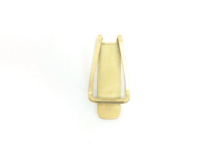 Square Brass Money Clip