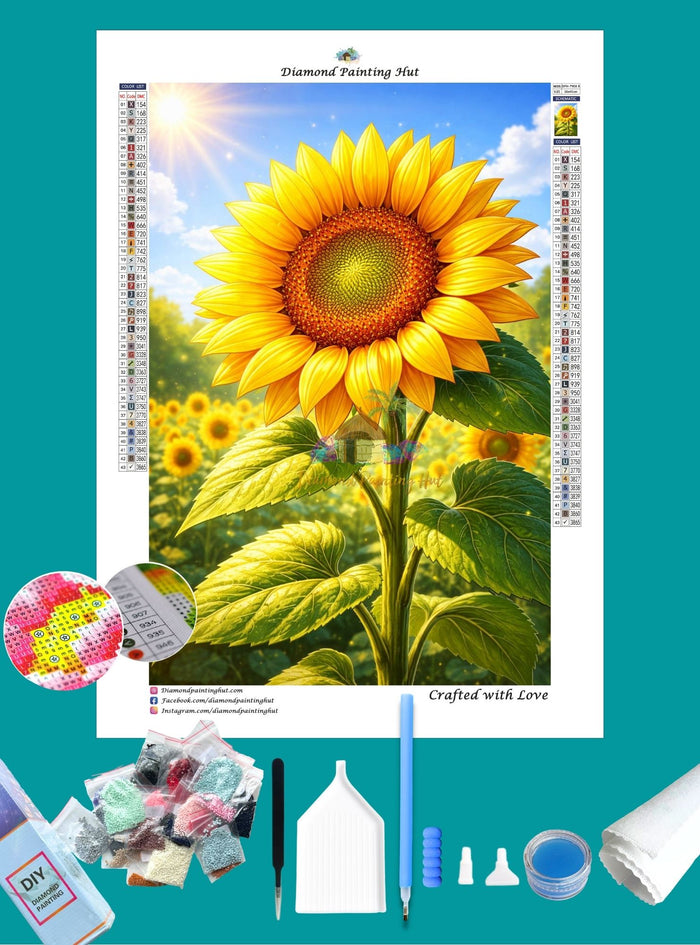 Sunflower Field Diamond Painting