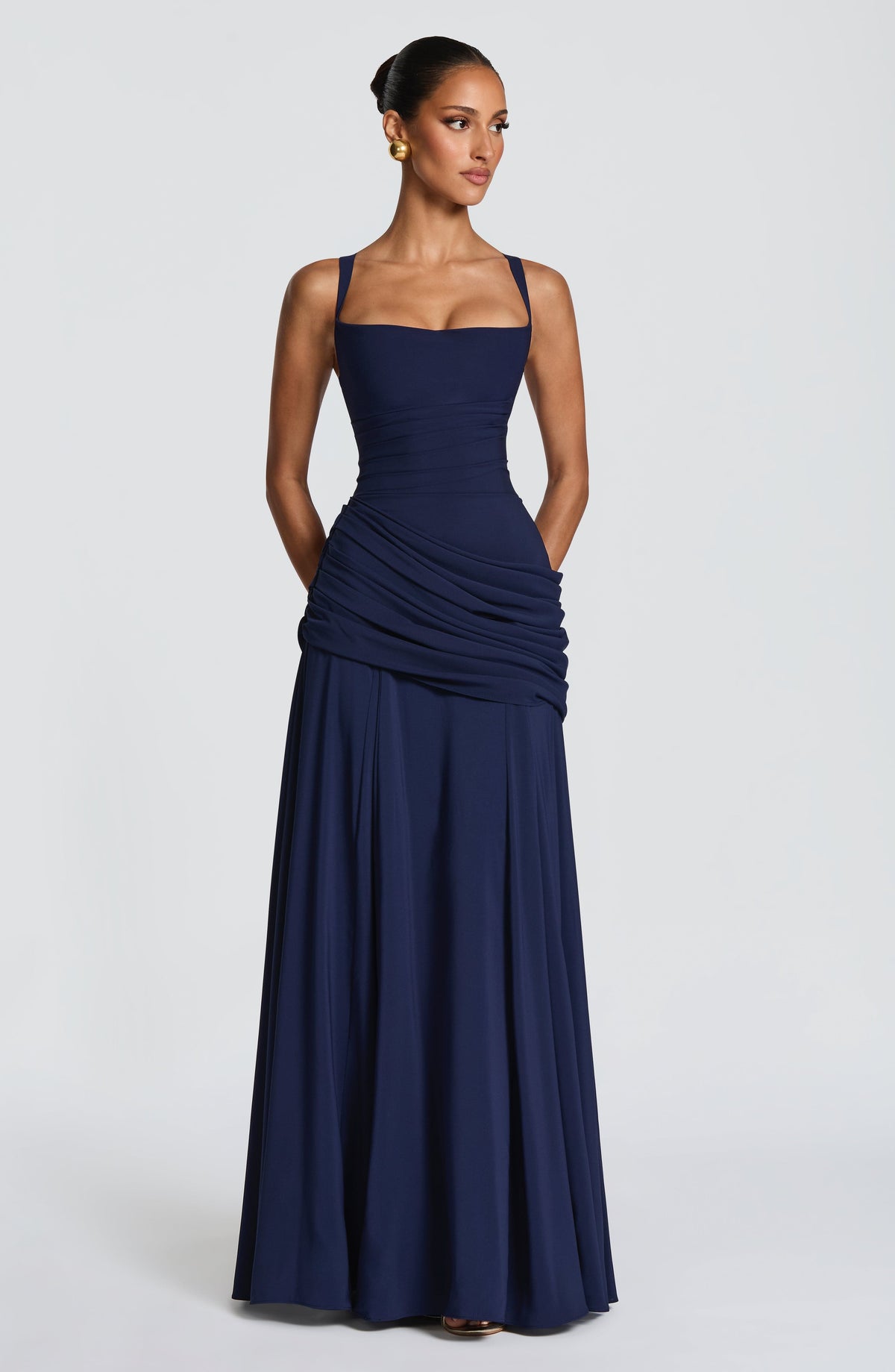 Sura Maxi Dress - Navy