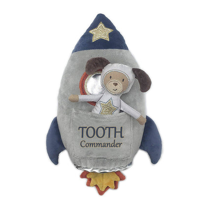 Tooth Commander Spaceship Pillow and Archie Astro Dog Doll Set