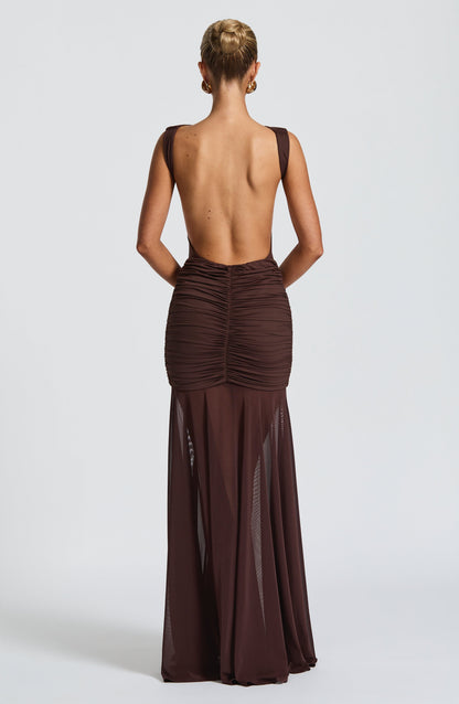 Tori Bodysuit - Plum Brown