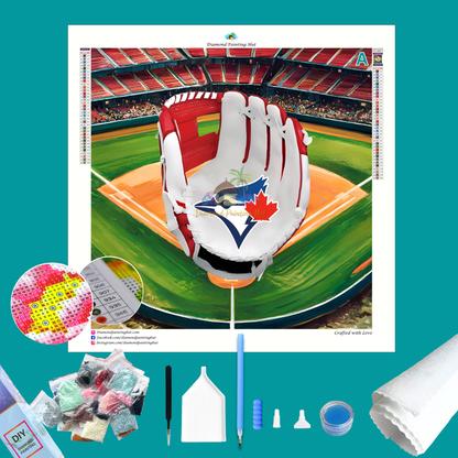 Toronto Blue Jays MLB Glove Diamond Painting